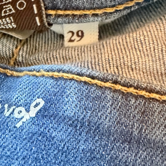 7 For All Mankind The Skinny Jeans Women’s Size 29 Medium Wash - Picture 3 of 10